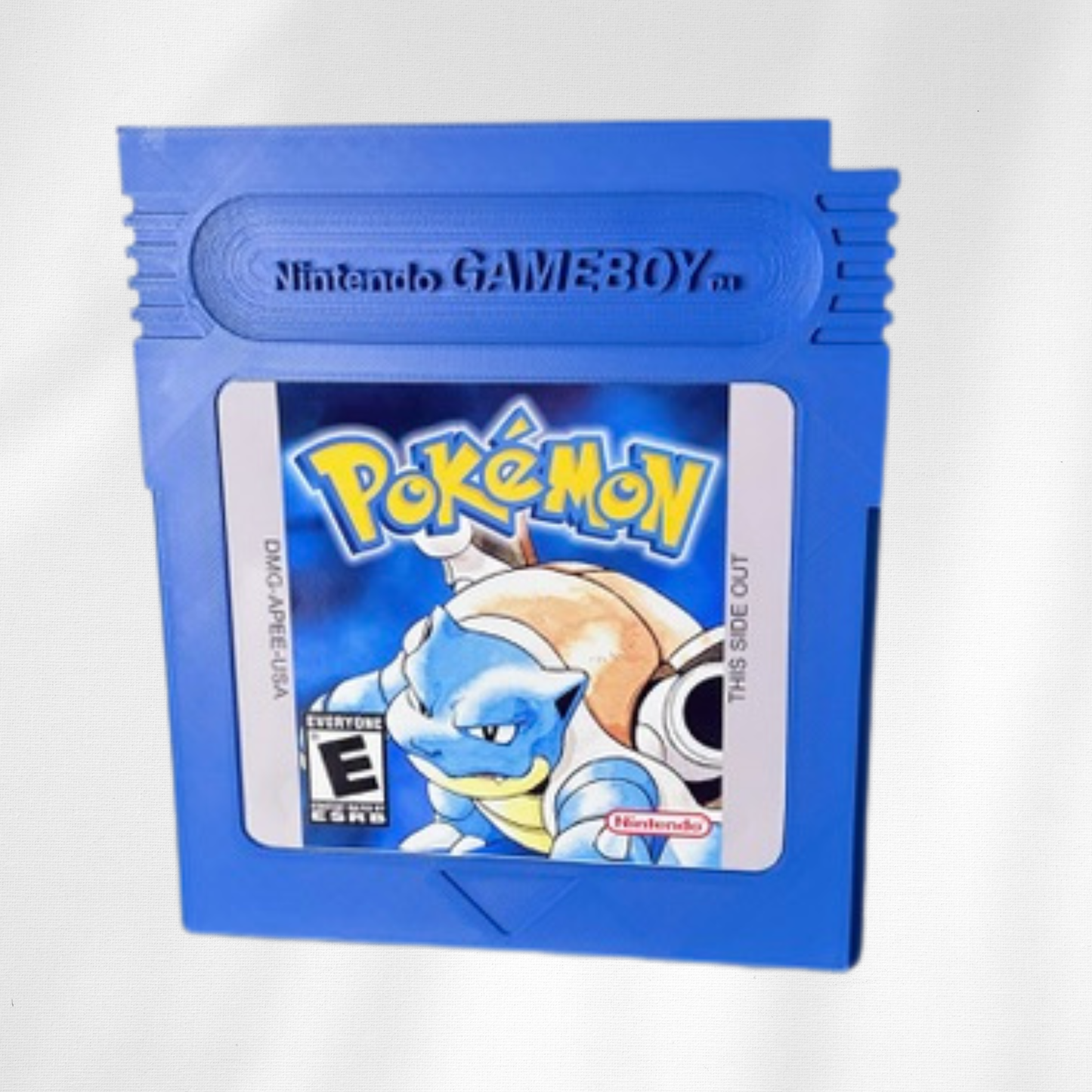 Pokemon Blue Gameboy Cartridge Wall Art